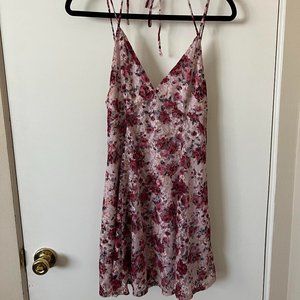 Floral Lace Summer Mini Dress
